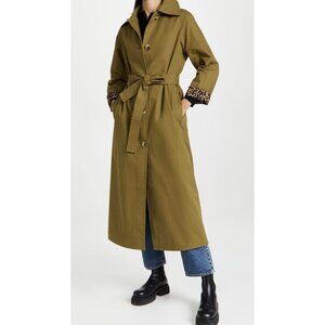 Scotch & Soda Olive Trench Coat